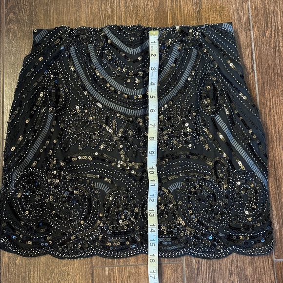 New Endless Rose Sequin Mini Skirt Size M - Picture 10 of 11